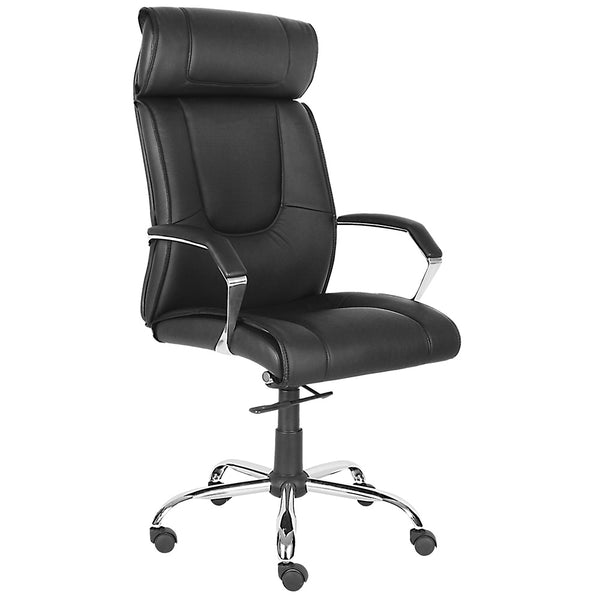 Fauteuil Présidentiel Exécutif en Faux Cuir Noir pour Bureau online