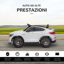 Macchina Elettrica per Bambini 12V con Licenza Mercedes GLA 45 AMG Bianca-5