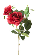 Set 8 Rose Artificiali Real Touch per 4 38 cm -1