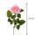 Set 8 Rose Artificiali Singola H 67 cm