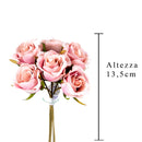 Set 72 Rose Rosa Artificiali H 135 cm-2