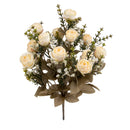 Set 2 Bouquet Artificiali di Rose Dry H 40 cm-1