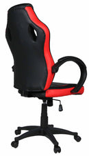 Sedia Gaming 59x120 cm in Similpelle Rosso-3