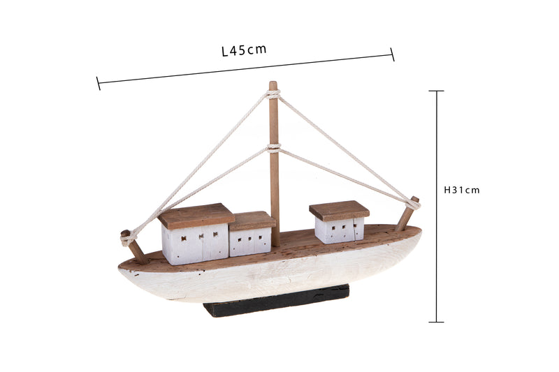 Peschereccio 45x105 H 31 cm -4