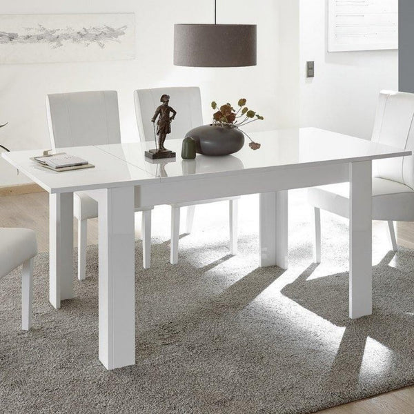 sconto Table extensible 137/185x90x79 cm July blanc