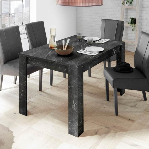 acquista Table extensible 137/180x90x79 cm Rock effet marbre noir