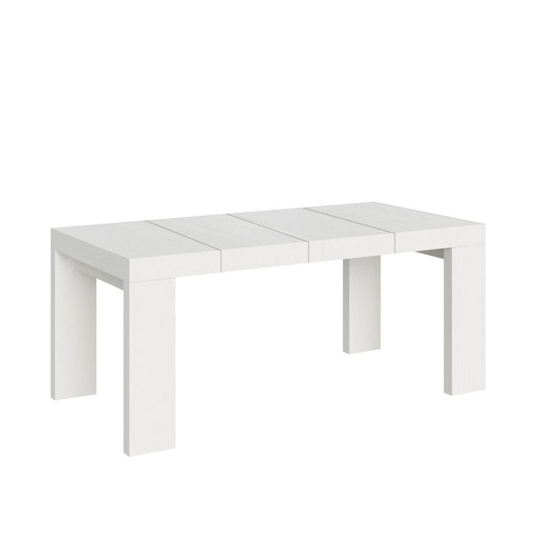 Table extensible 140/244x90x77 cm Roxell Premium Frêne Blanc acquista