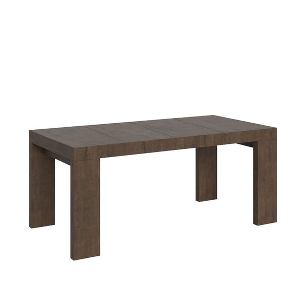 sconto Table extensible 120/224x90x77 cm Roxell Premium Noyer