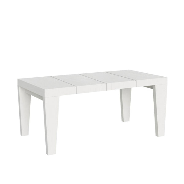 Table extensible 140/244x90x77 cm Spimbo Premium Frêne Blanc sconto