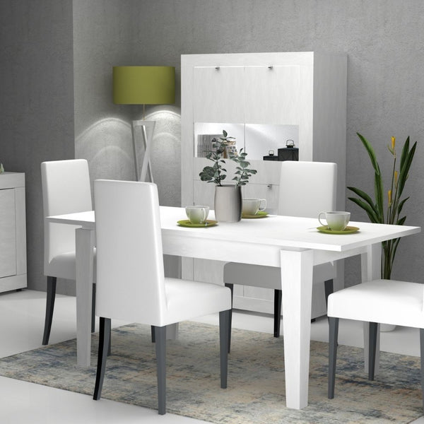 online Tavolo allungabile 140/180x80 cm Tolmen bianco larice