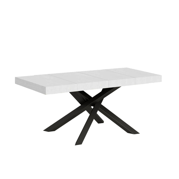 Table extensible 130/234x90x77 cm Volantis Premium Frêne Blanc prezzo