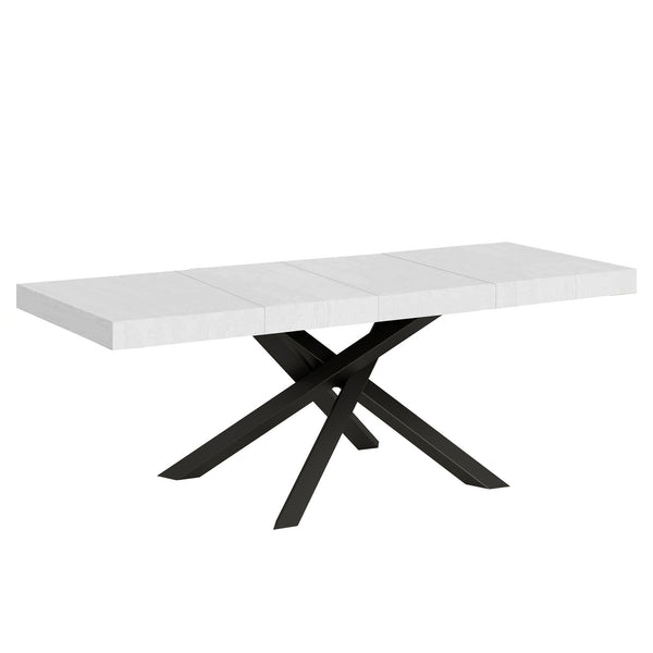 online Table extensible 160/264x90x77 cm Volantis Premium Frêne Blanc