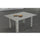 Table extensible 100/200x100x76 cm Maribor olivier bouleau blanc