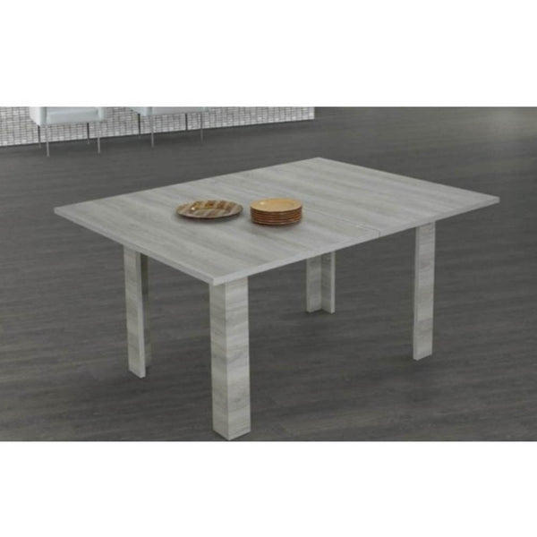 online Table extensible 100/200x100x76 cm Maribor olivier bouleau blanc