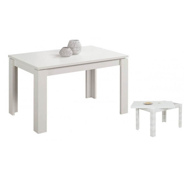 Table extensible 120/160x80x76 cm Maribor mélèze blanc acquista