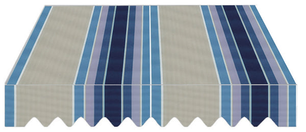 sconto Auvent déroulant 3x2,5m Tissu Polyester Design P4032