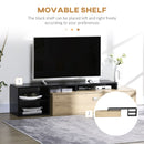 Mobile TV Da 32” a 65” 163x40x38 cm in MDF Nero-5