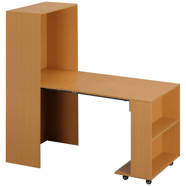 sconto Table à Manger Pliante max 3 Personnes 75x144x144,5 cm en Aggloméré et Bois Couleur Acier