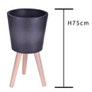 Vaso con Gambe Faggio Misure 40x75 cm-2