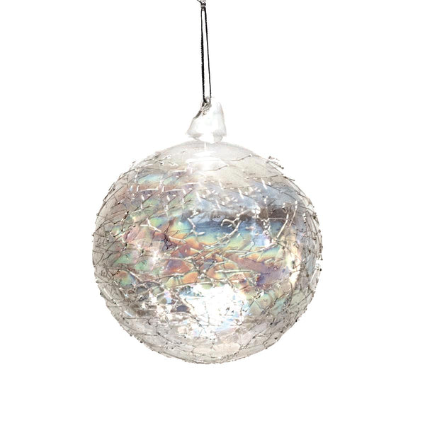 Lot de 8 boules de Noël irisées Ø10 cm Transparent acquista