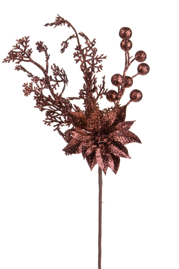 online Set 12 Branches avec Etoile H35 cm Marron