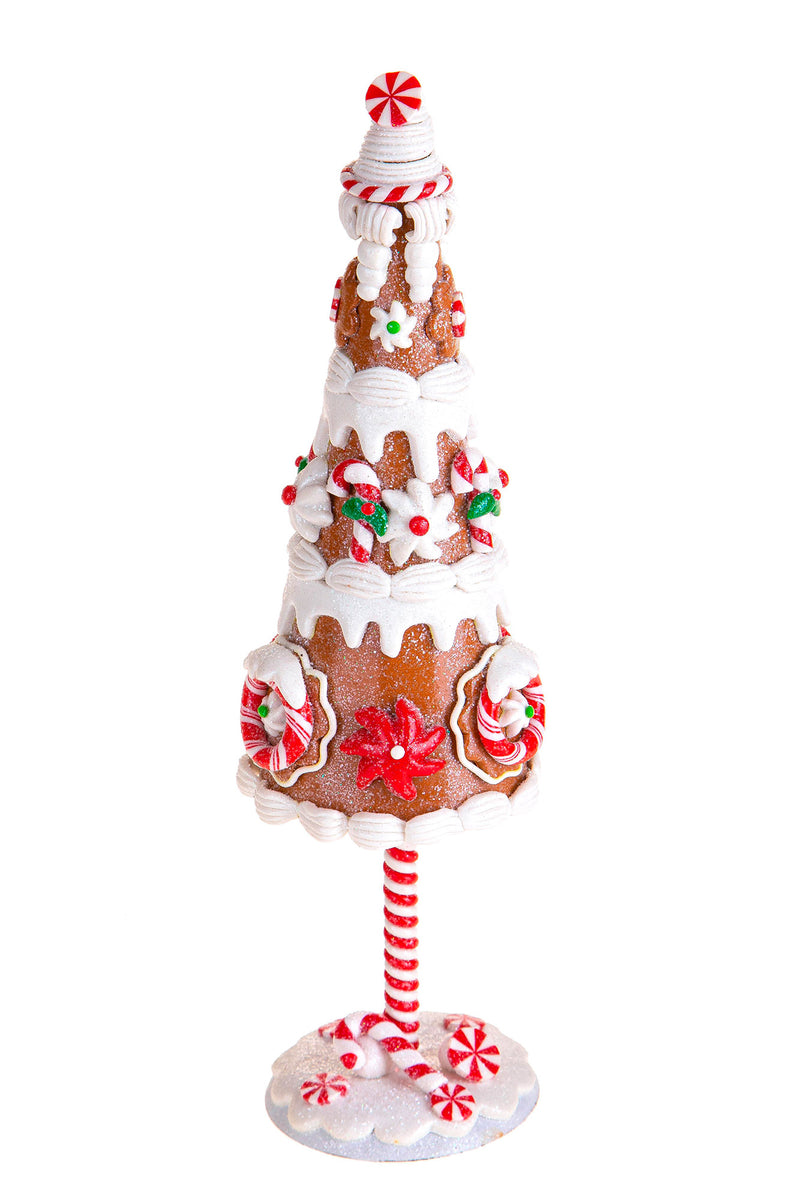 Set 2 Alberi Ginger Bread H30,5 cm Rosso-2