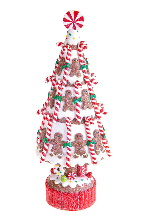 Albero Ginger Bread H32 cm Rosso-1