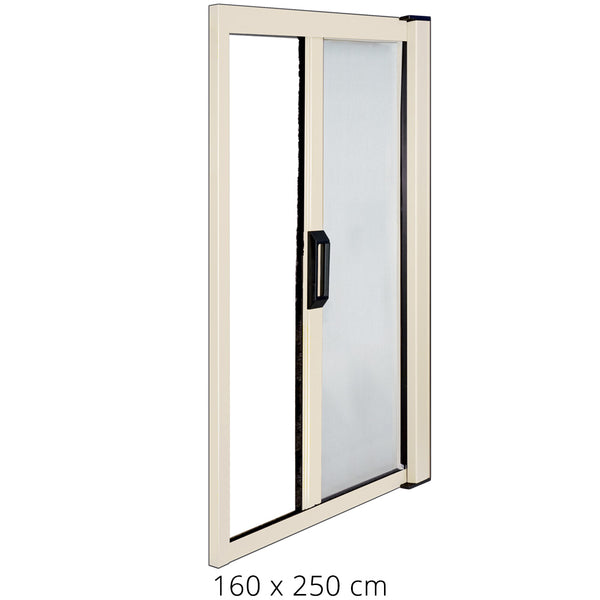 Moustiquaire Enroulable Ivoire pour Porte et Balcon avec Ressort 160X250Cm online