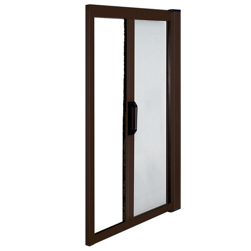 Zanzariera Avvolgibile Marrone per Porta e Balcone a Molla 160X250Cm-1