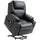 Fauteuil Lift 88x92x106 cm en Simili Cuir Noir